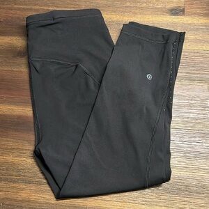 Swift speed high rise crop leggings 21” - black